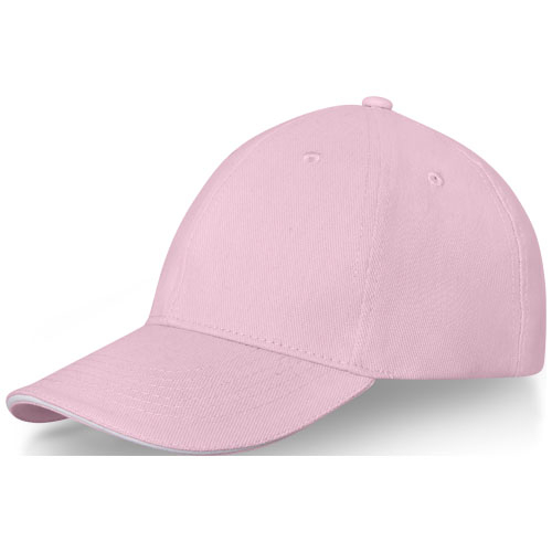 Casquette sandwich publicitaire 6 panneaux Darton Rose clair